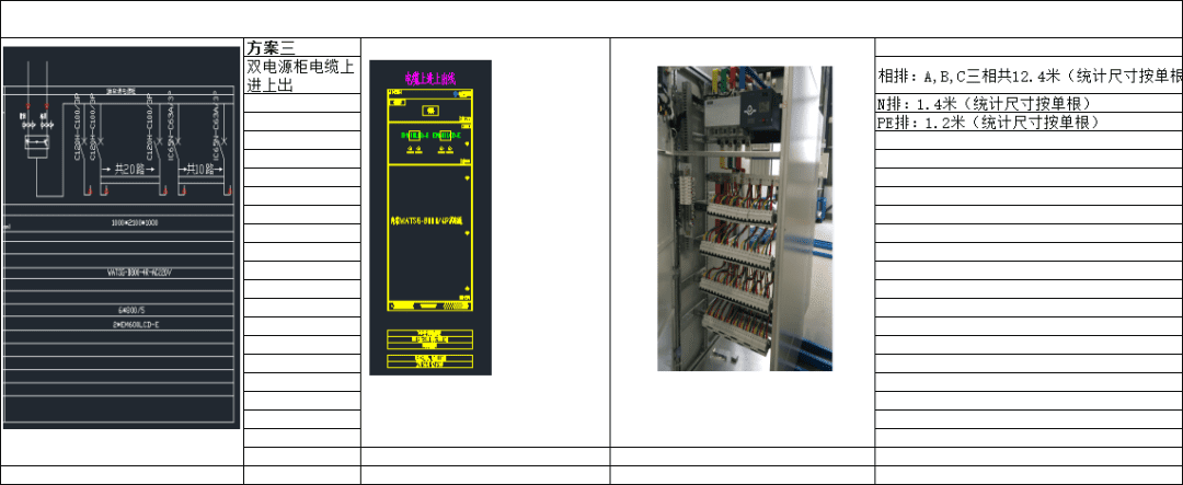 低压开关柜铜排用量计算