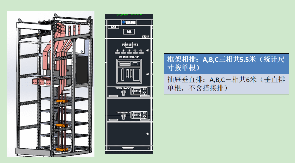 低压开关柜铜排用量计算