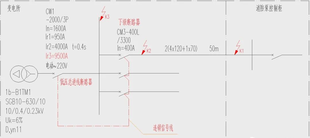 低压断路器短路保护定值整定