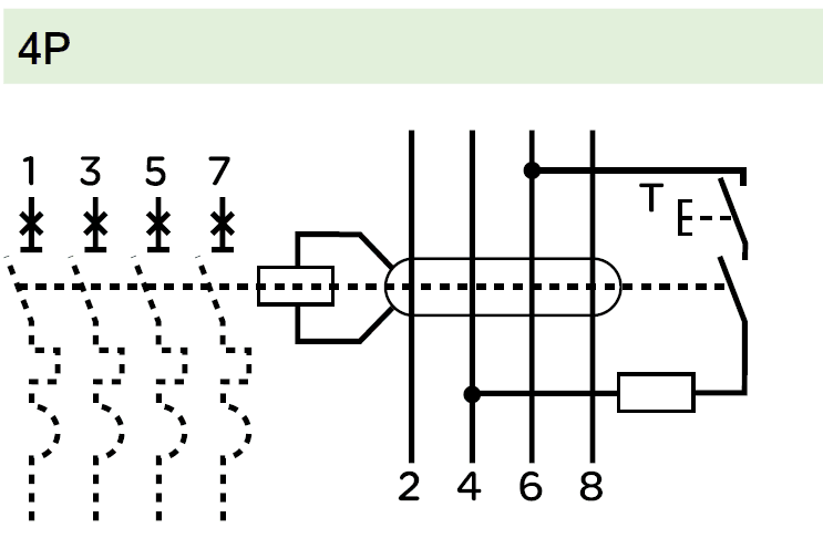 4P漏电保护动作断路器不接零可以吗？